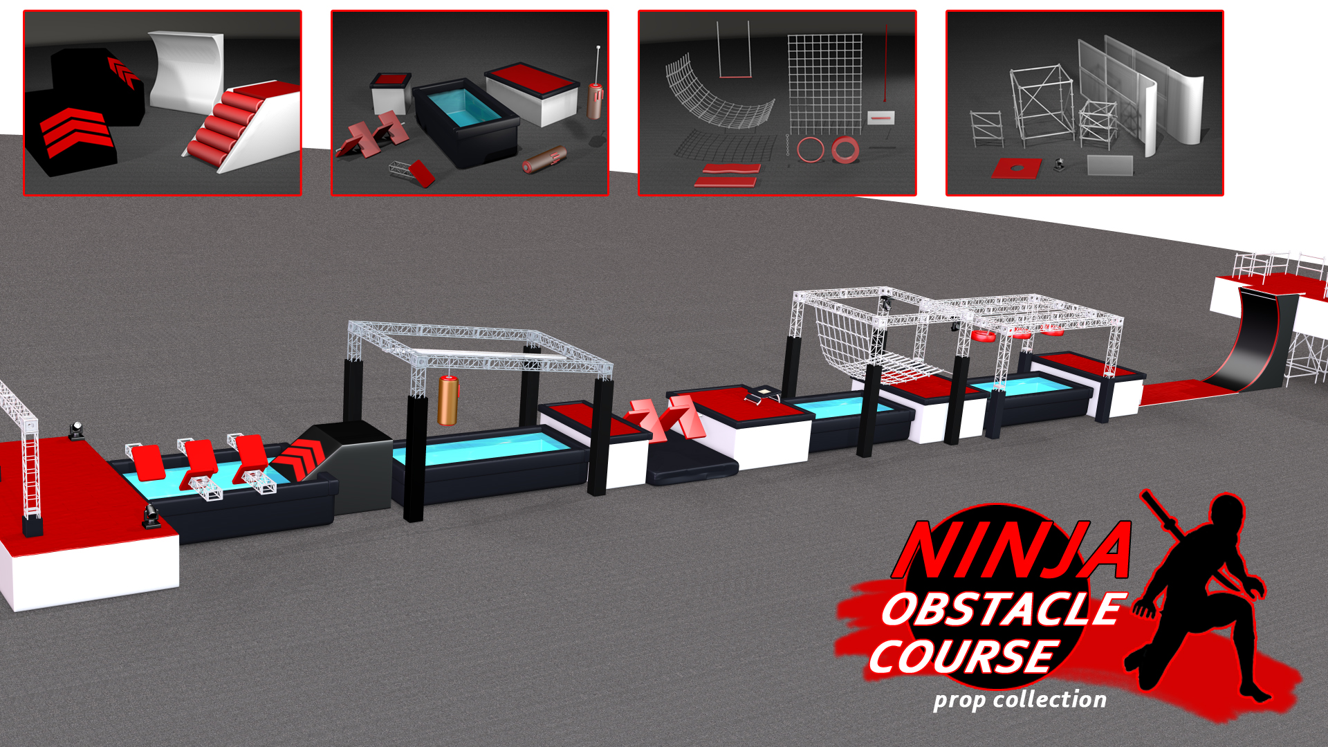 Ninja Obstacle Course | Fab