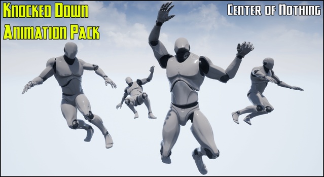 Knocked Down Animation Pack
