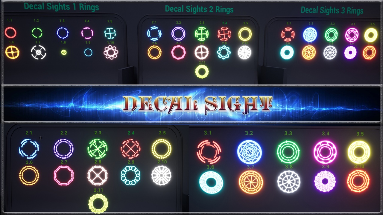 Media 1 for listing Decal sight