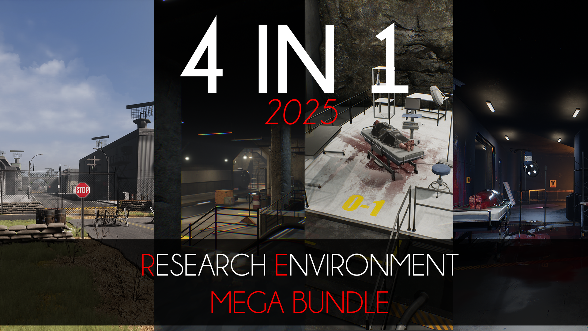 4 IN 1 Modular Research Facility / Mega Bundle 2025 | Fab