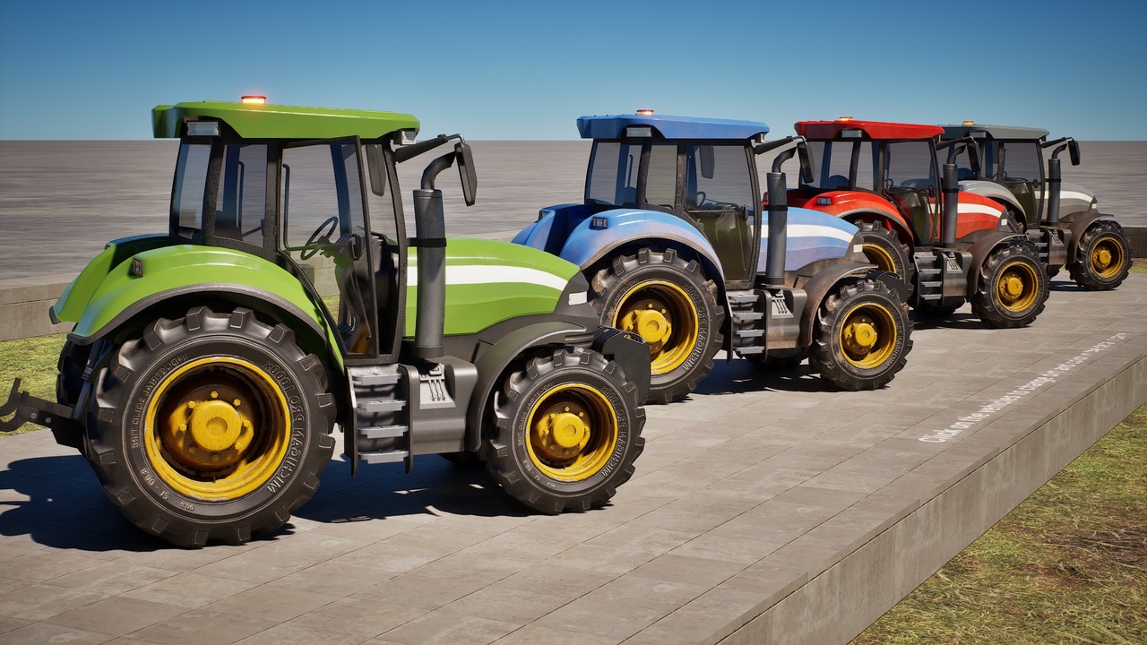 Media 1 for listing Drivable Tractor (Replicated Blueprint)