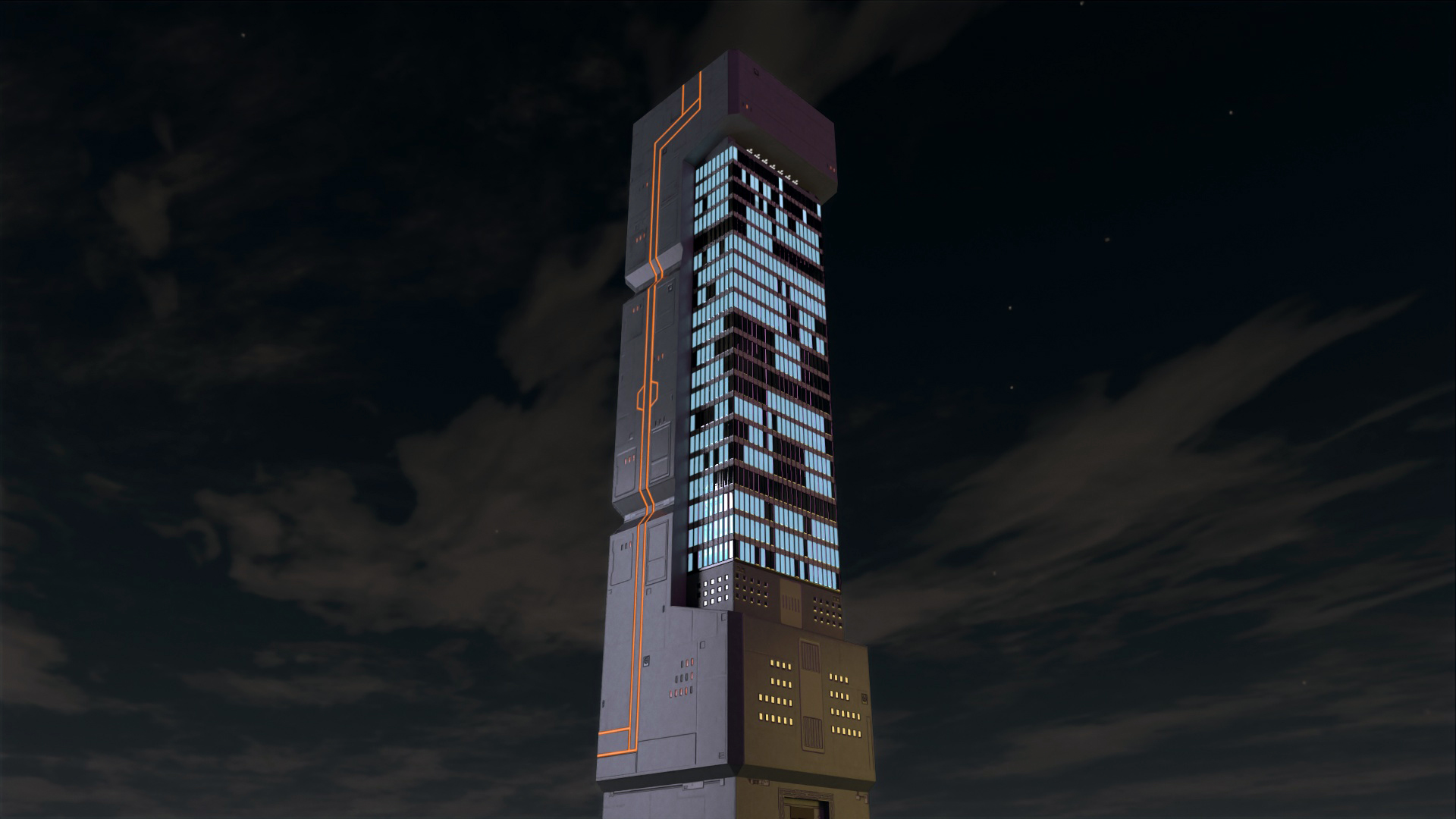 Cyberpunk Building 2 | Fab