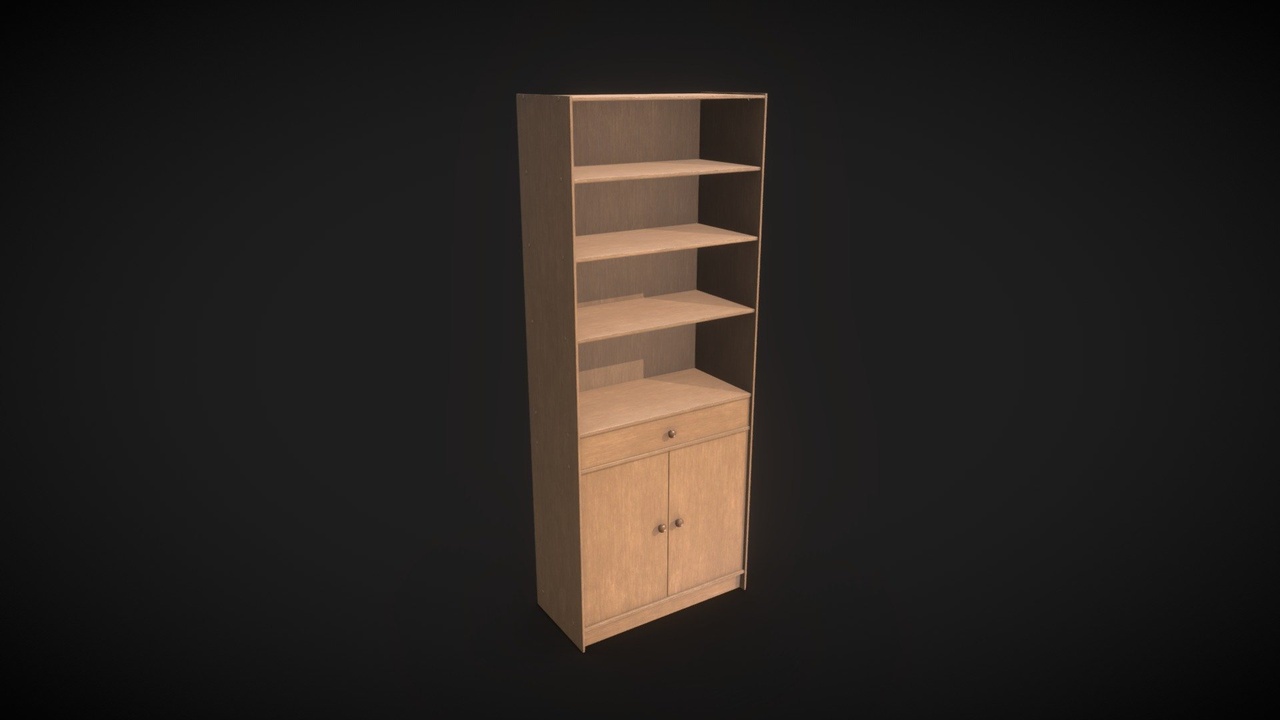 Media 1 for listing Wood Book Cabinet