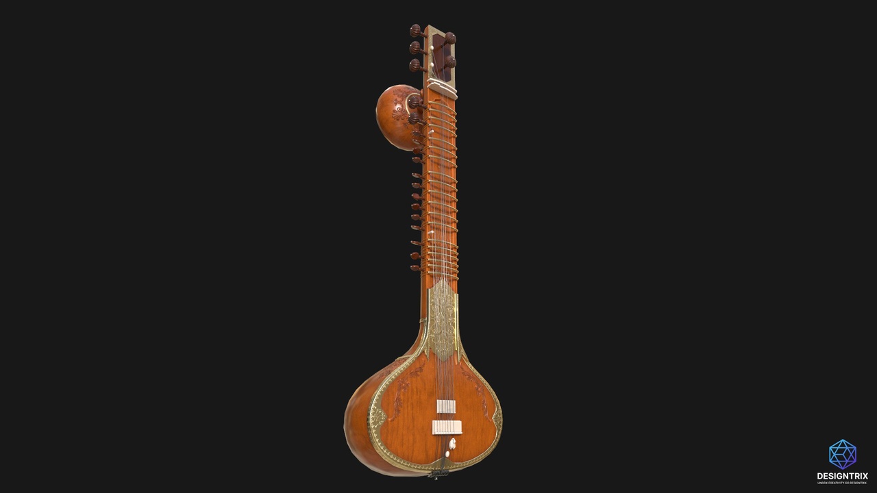 Media 1 for listing Sitar 3D Model