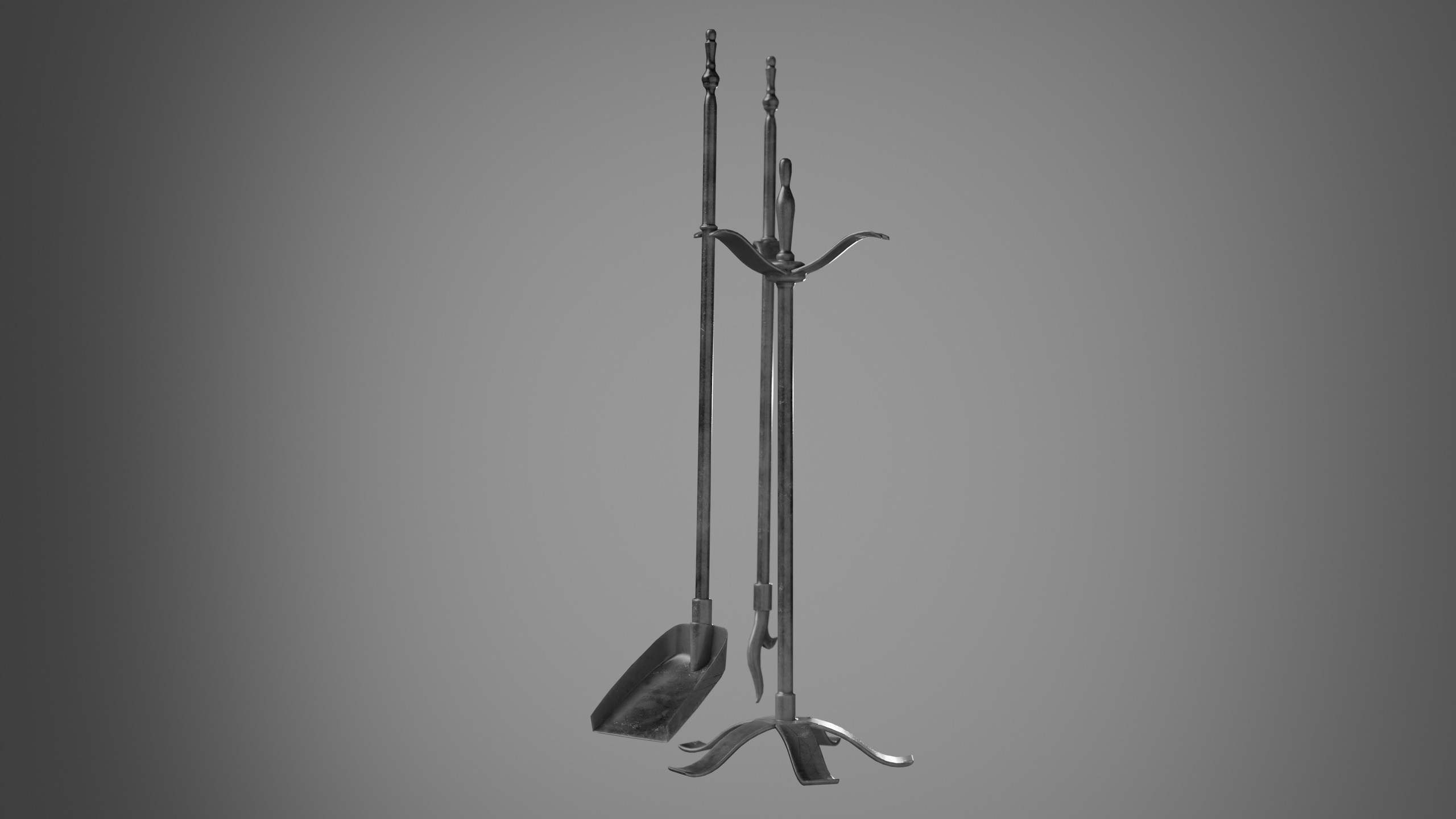 Media 1 for listing Victorian Fireplace Tool Set