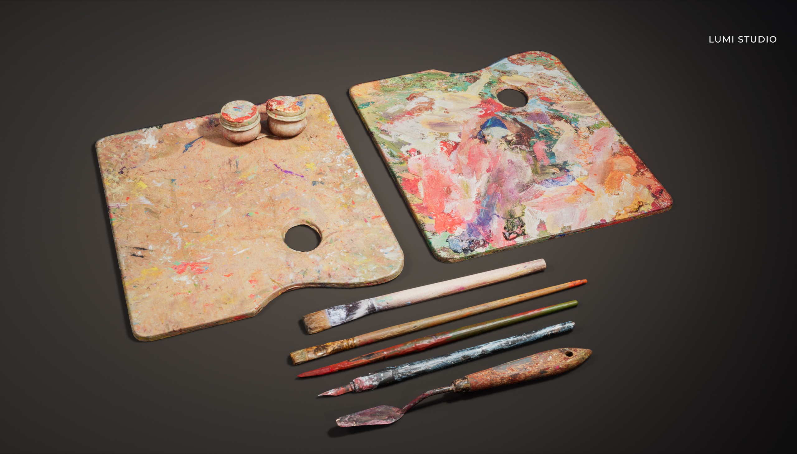 Paint Palette 제품 등록을 위한 미디어 1개