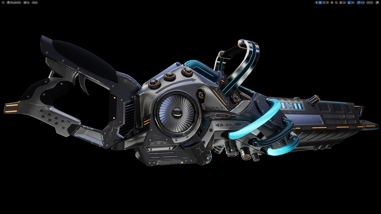Media 1 for listing Sci-Fi Machine Gun