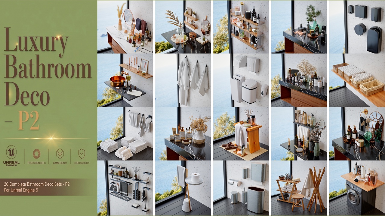 Media 1 for listing Luxury Bathroom Decor Collection 02