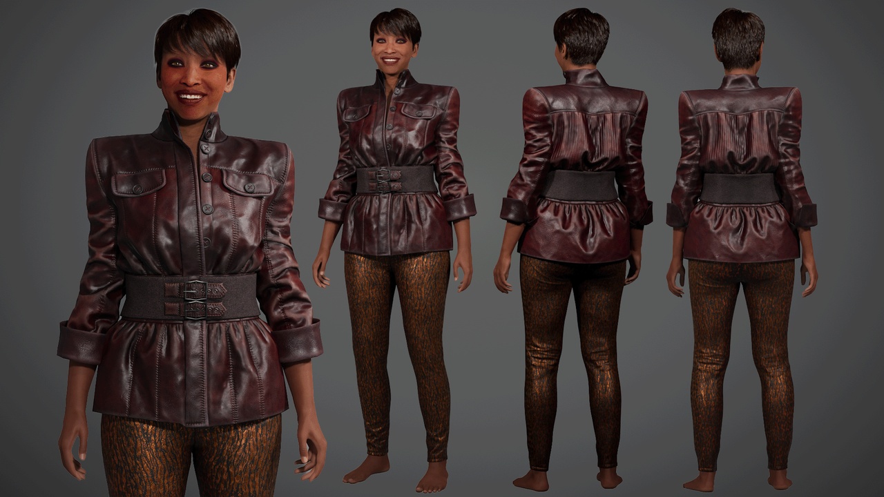 Media 1 for listing 80's Clothing Pack PARAMETRIC METAHUMAN CLOTHING