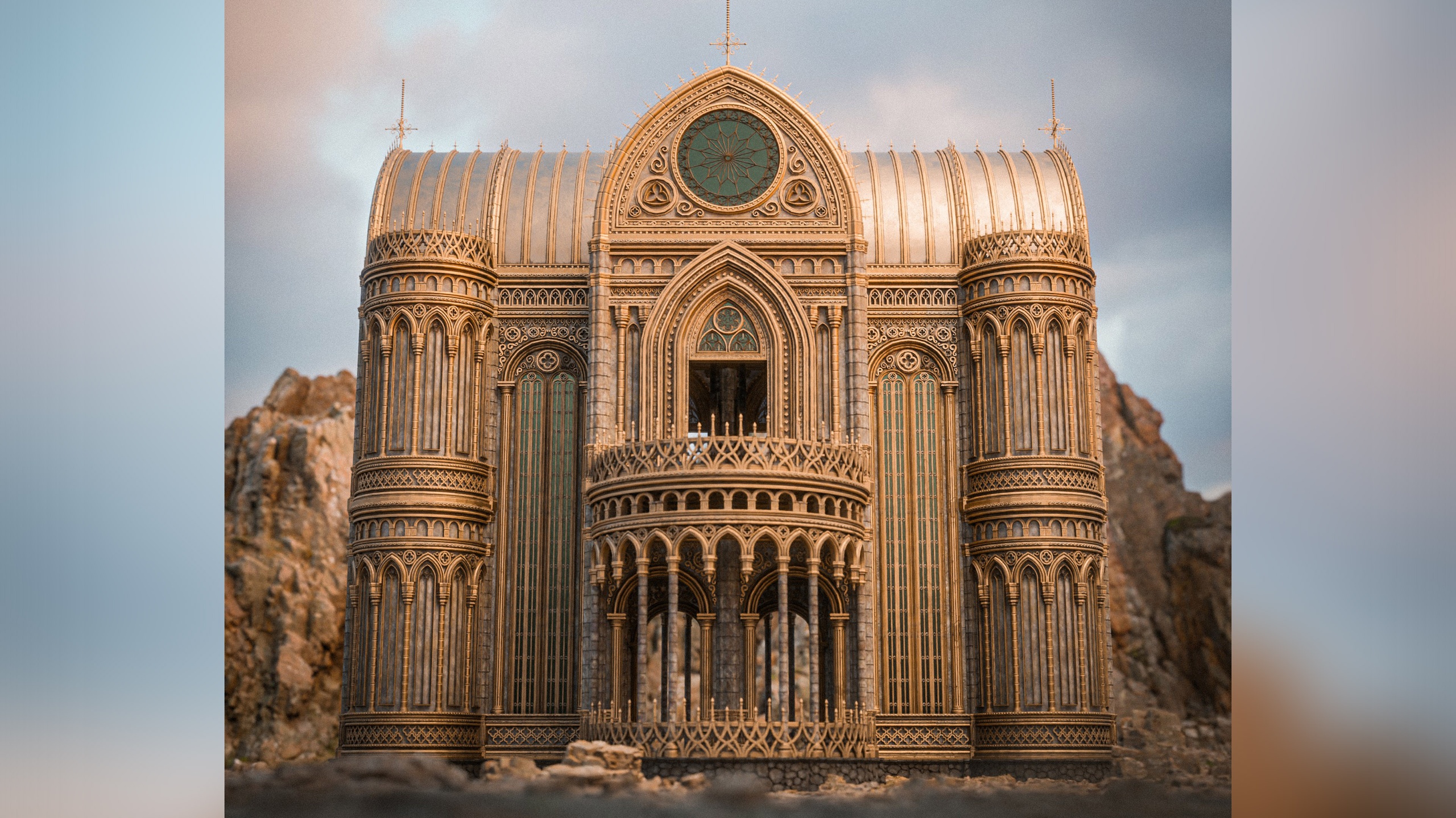 Media 1 for listing Gothic Castle Cathedral Modular Building 8