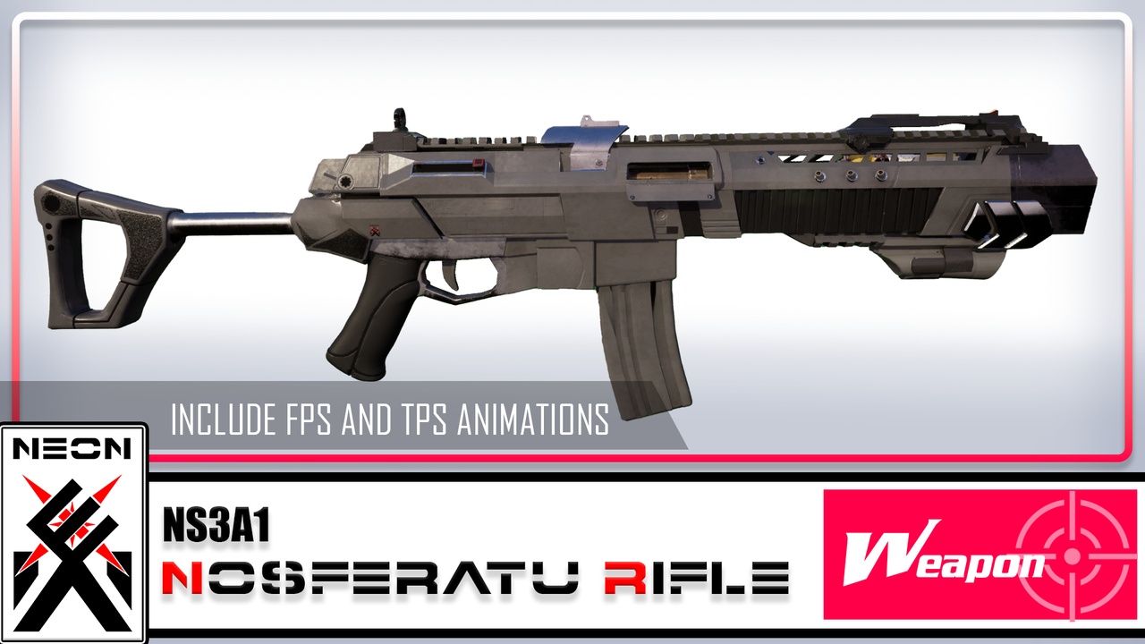 Media 1 for listing NEON WEX - NS3A1 Nosferatu Rifle