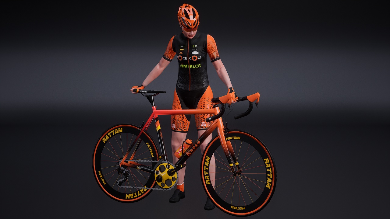 Media 1 for listing Female Cyclist Animated