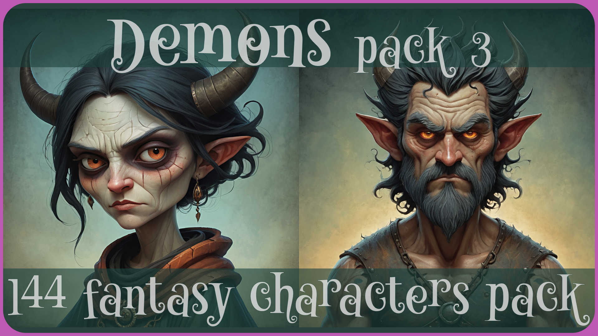 Fancy Demons Fantasy Demons Pack 3 | Fab