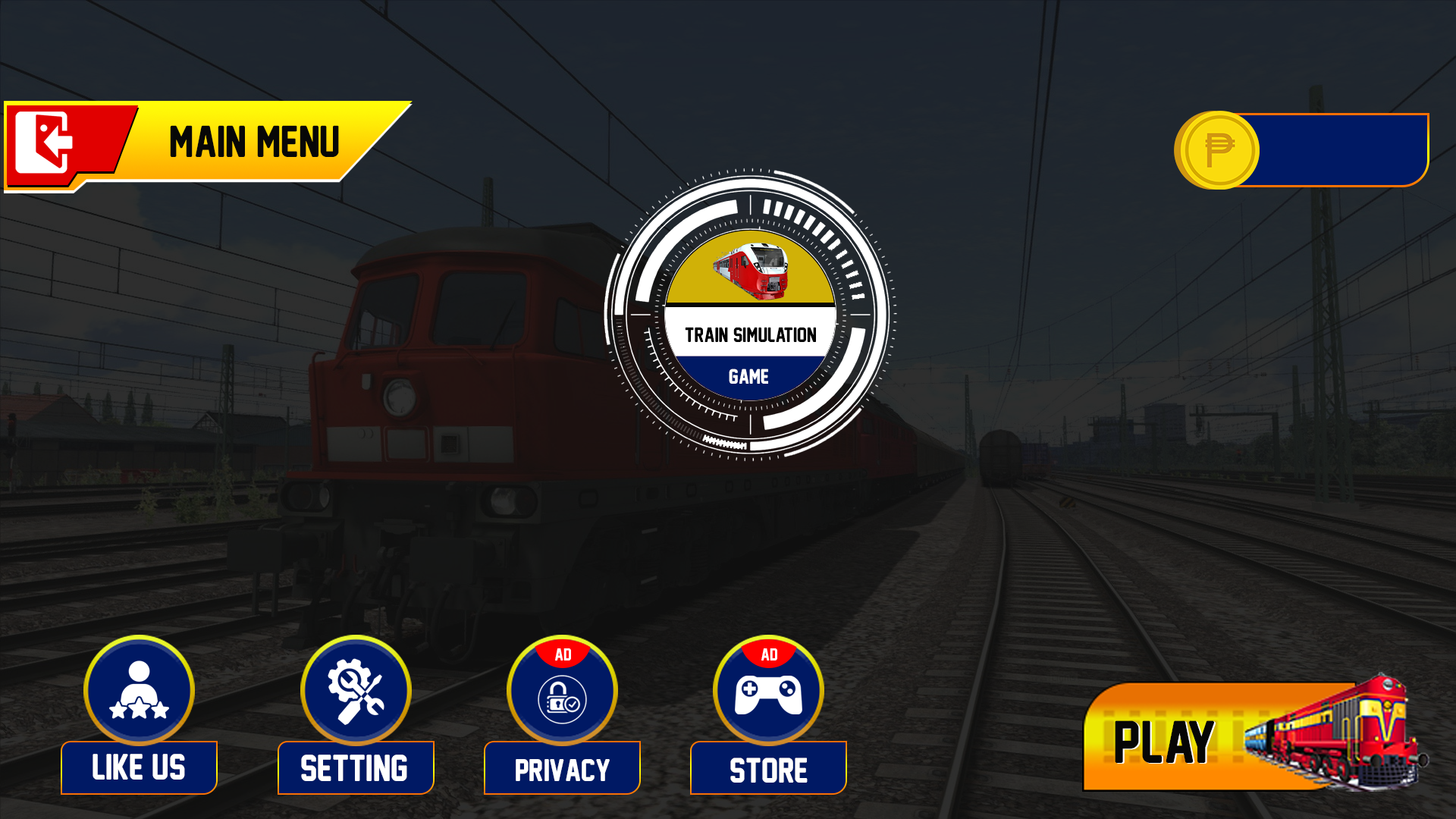 Train Simulation Game UI Pack – Railway Driving HUD (Unity All Versions ...