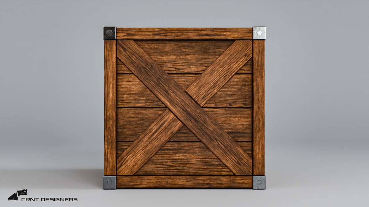 Media 1 for listing Medieval Wooden Crate - Cargo Box - UE4 And UE5 Optimized - Lowpoly 3D model