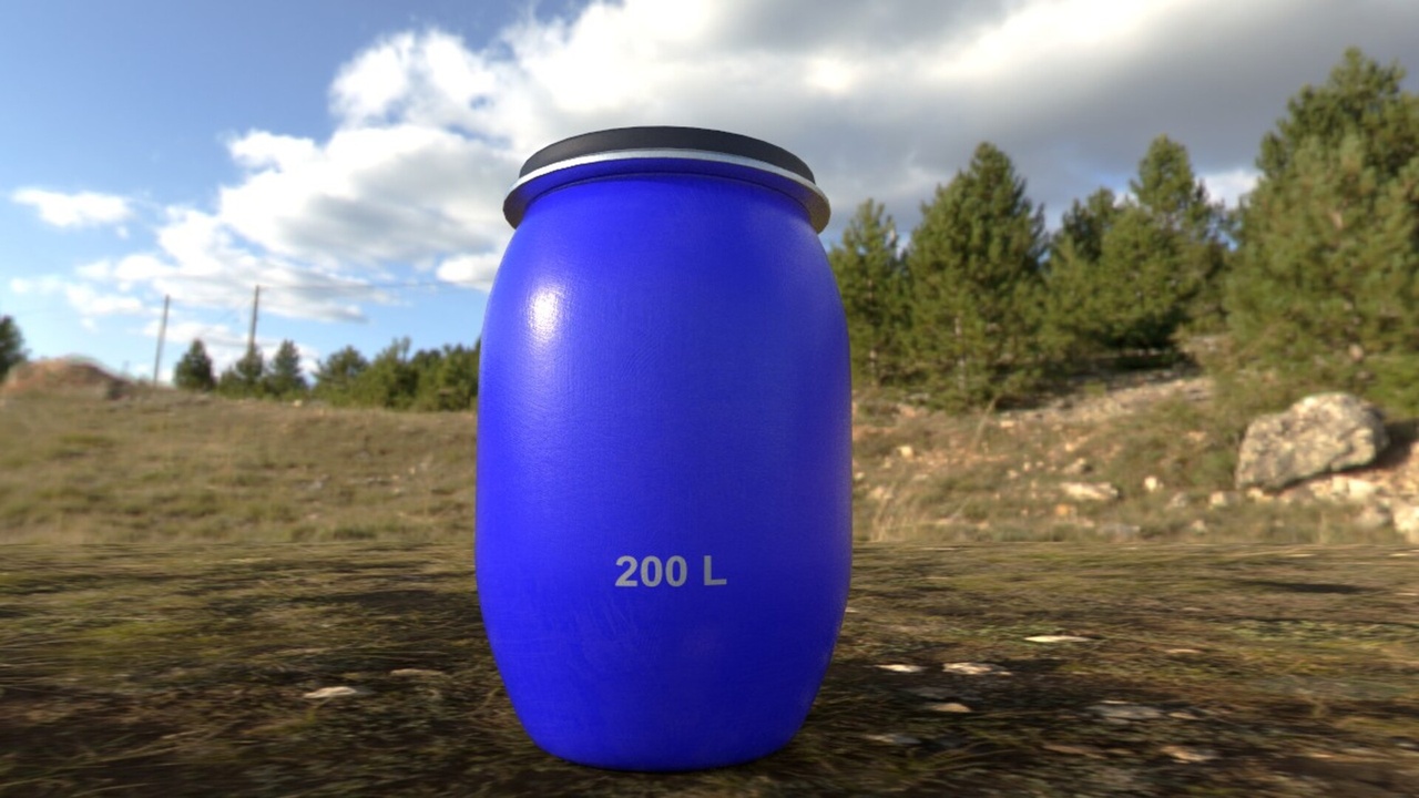 商品 Indian 200L Plastic Water Drum 的媒体 1