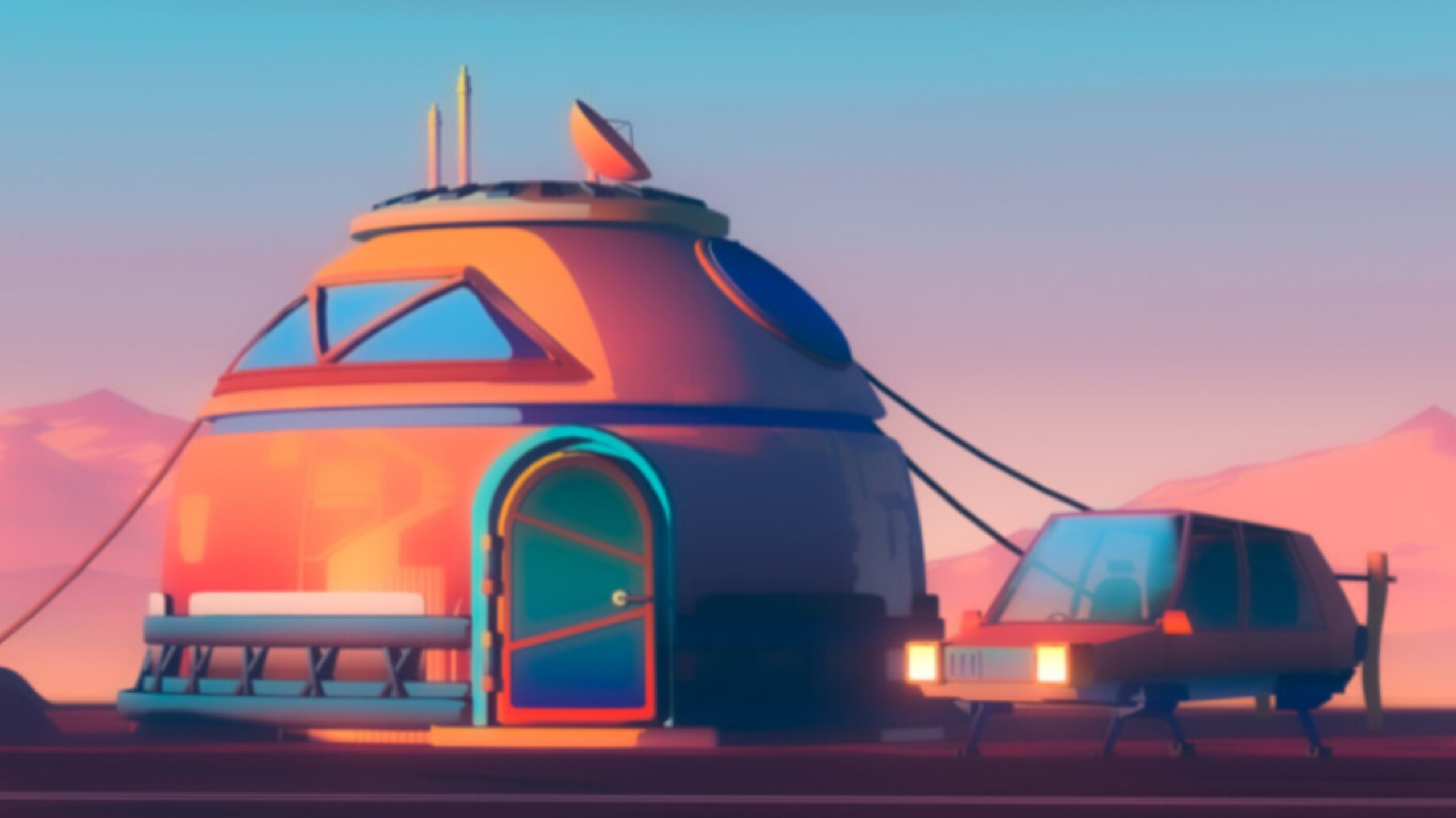 Media 1 for listing Space House - Stylized 3d
