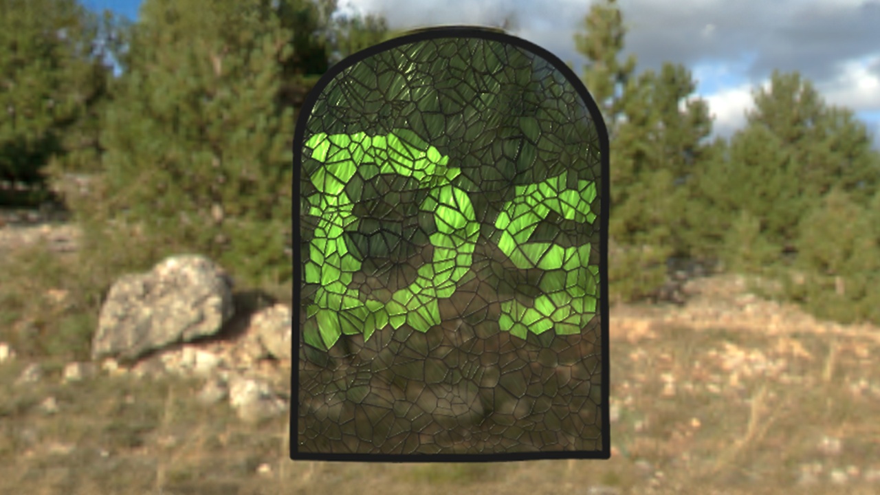 Media 1 for listing Stained Glass - Procedural Material