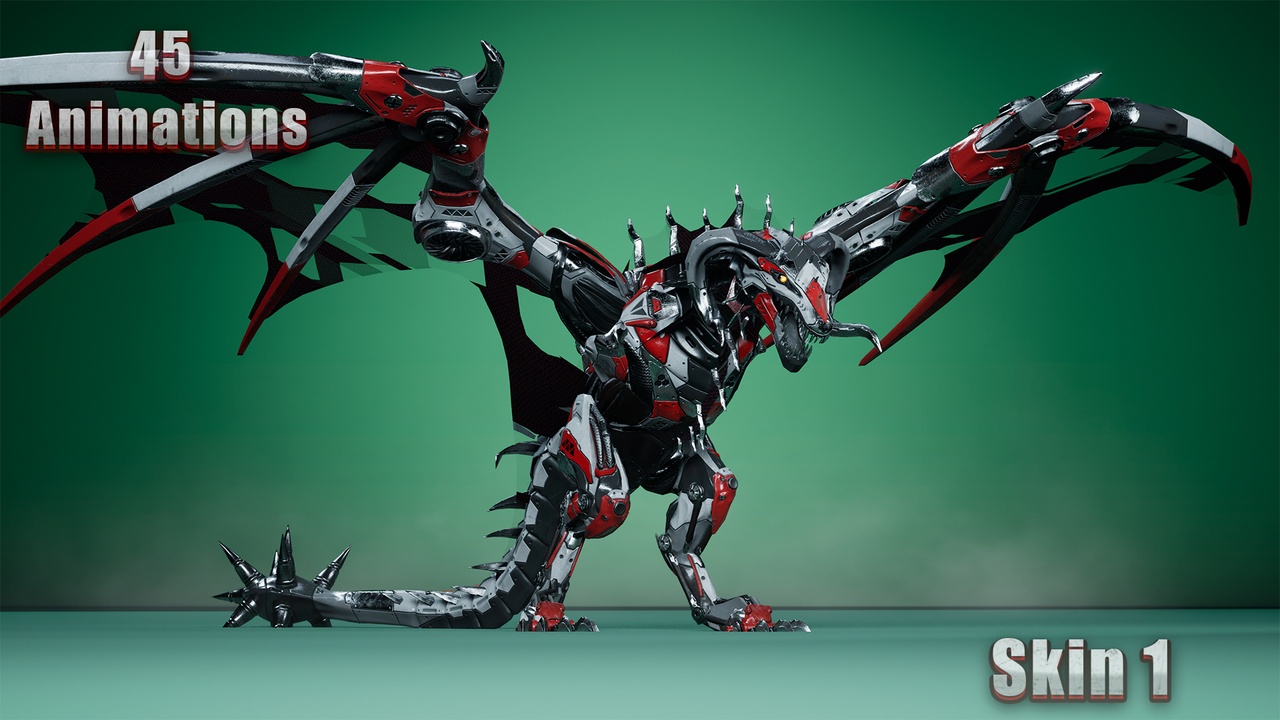 Media 1 for listing Sci-Fi Dragon - Boss