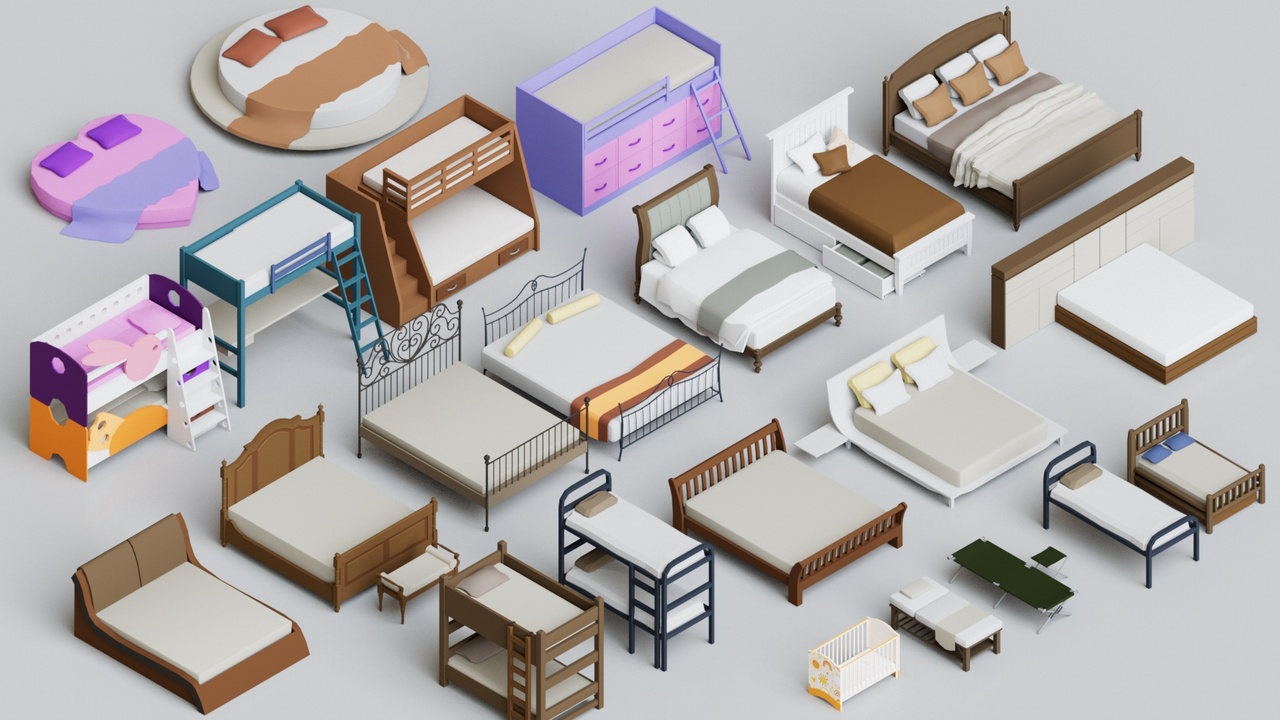Media 1 for listing Bed Mega Pack Collection