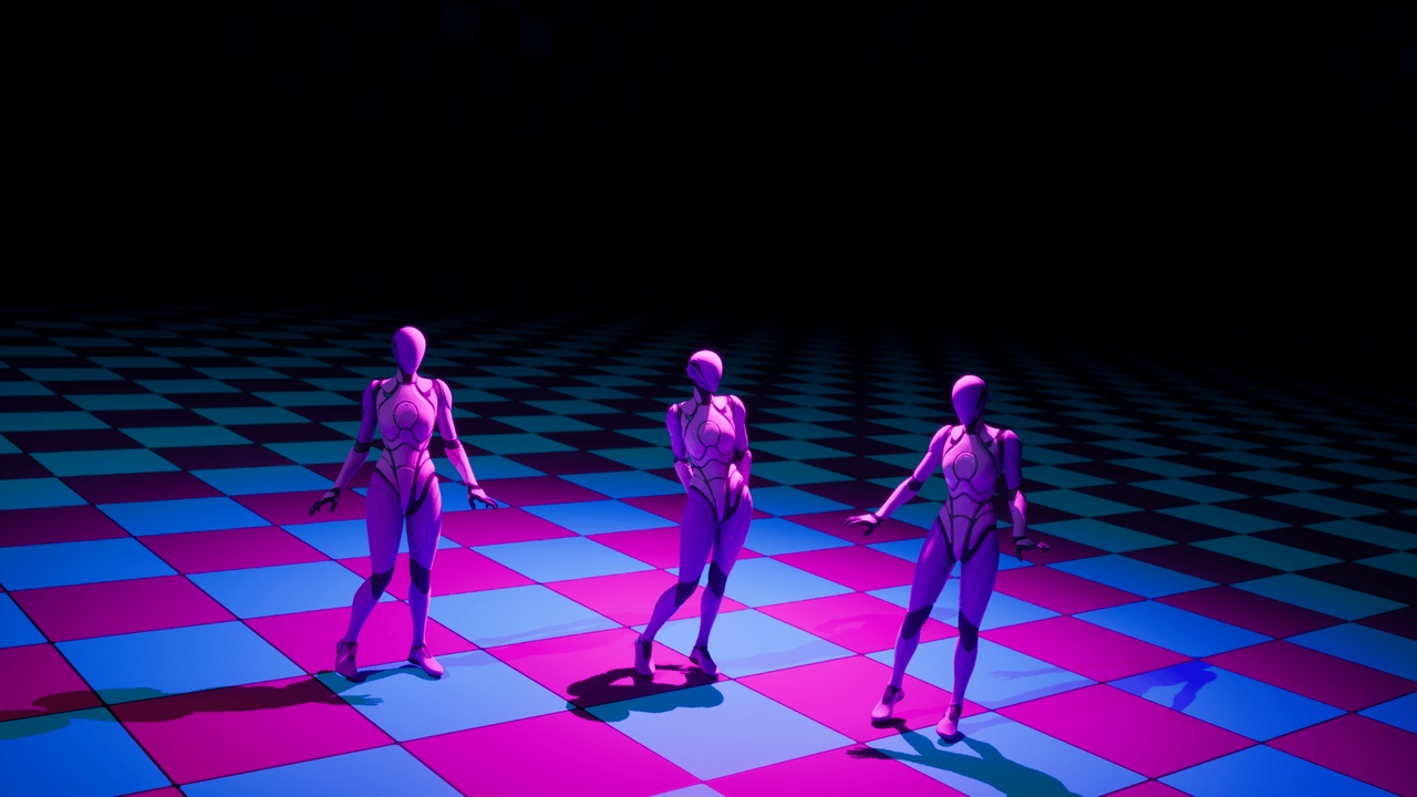 Media 1 for listing Quick Motion Happy Women NPC Kit | 33 MoCap Animations