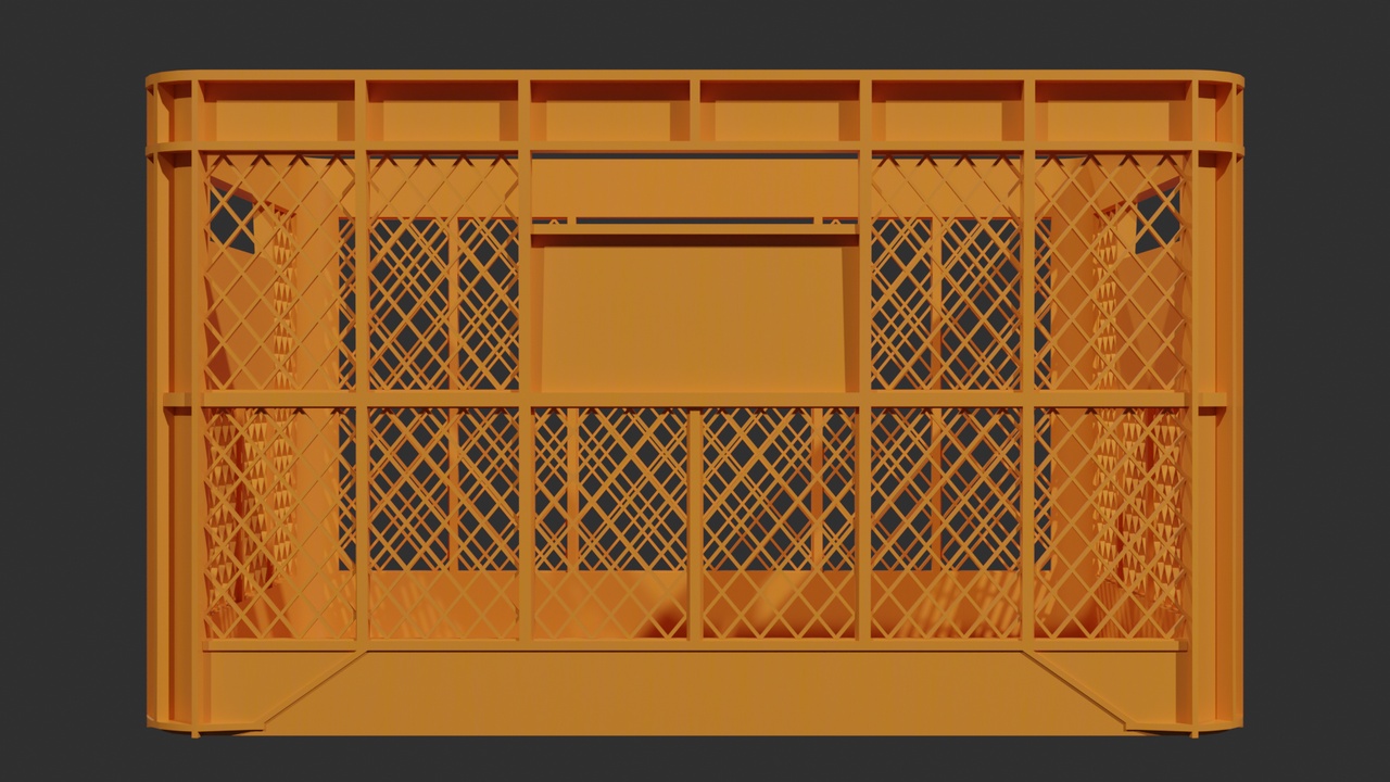Media 1 for listing Plastic Storage Crate -Container- 3D model