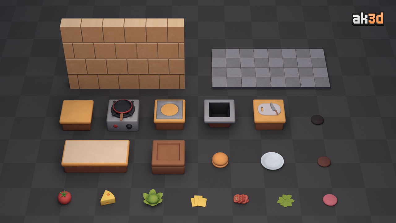 Media 1 for listing Kitchen Game Assets