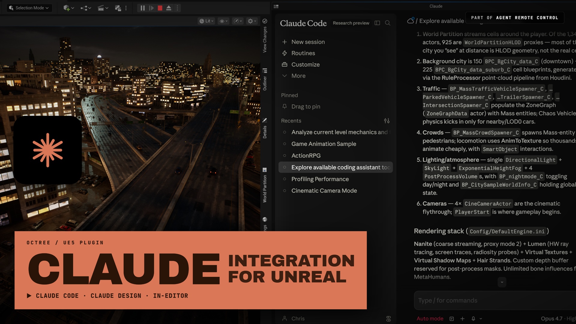 Media 1 for listing Claude Integration for Unreal