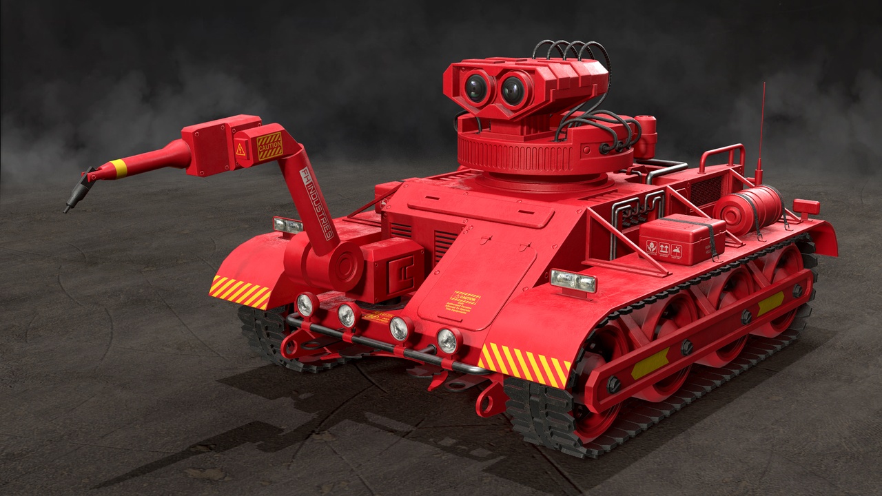 Media 1 for listing Robot Concept-3-Red-Clean