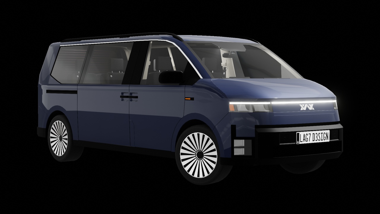 Media 1 for listing Minivan V2 - Generic Low poly