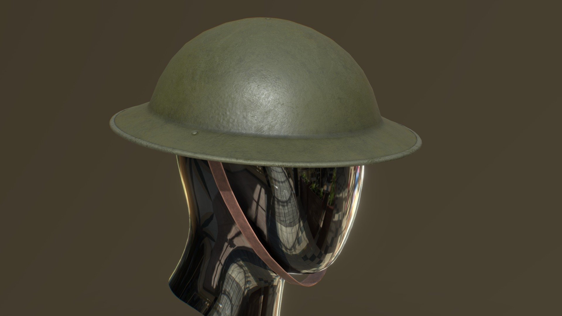 WW1 英軍 複製品 1903型 メスキット ブリキ製 未使用品 WW2 ドイツ Brodie