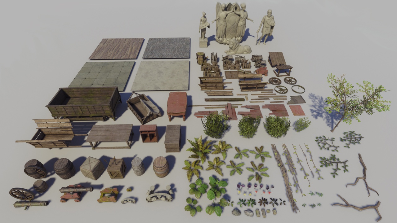 Media 1 for listing Jungle Vegetation & Props Pack