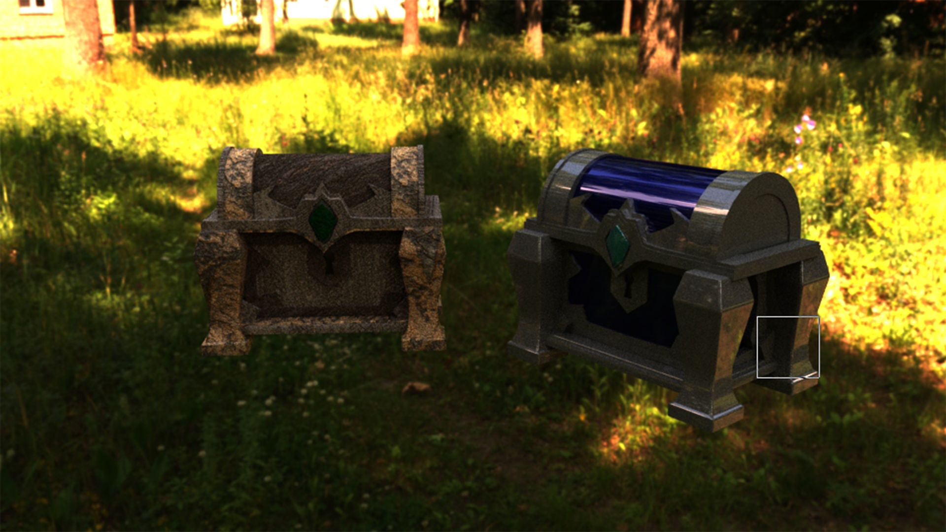 Feable Chest Stylized Fantasy Chest Pack (Low/Mid Poly) – Open & Closed Variants | Fab