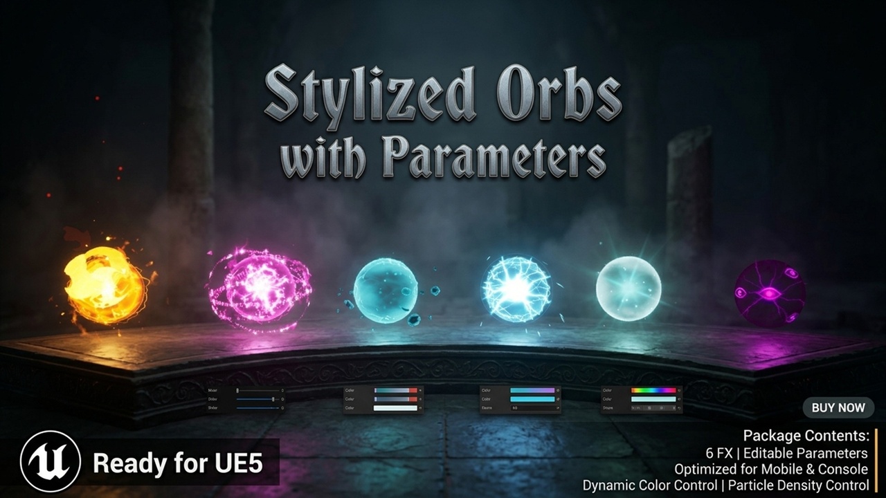 Media 1 for listing Stylized Orbs