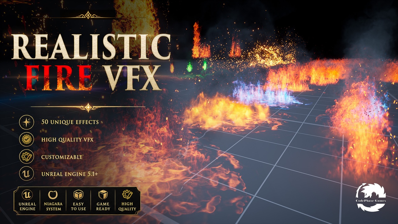 Media 1 for listing Realistic Fire FX