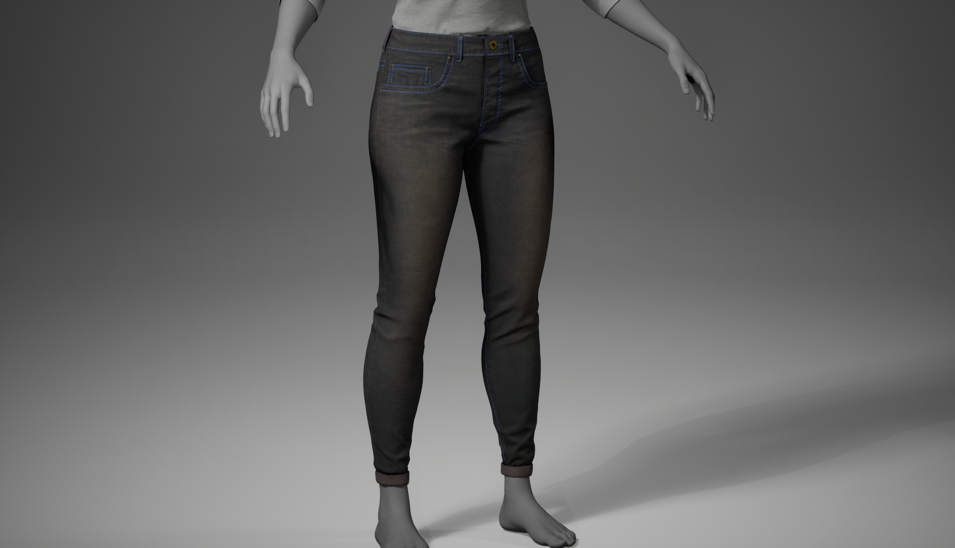 Media 1 for listing MetaHuman Slim Jeans Variants