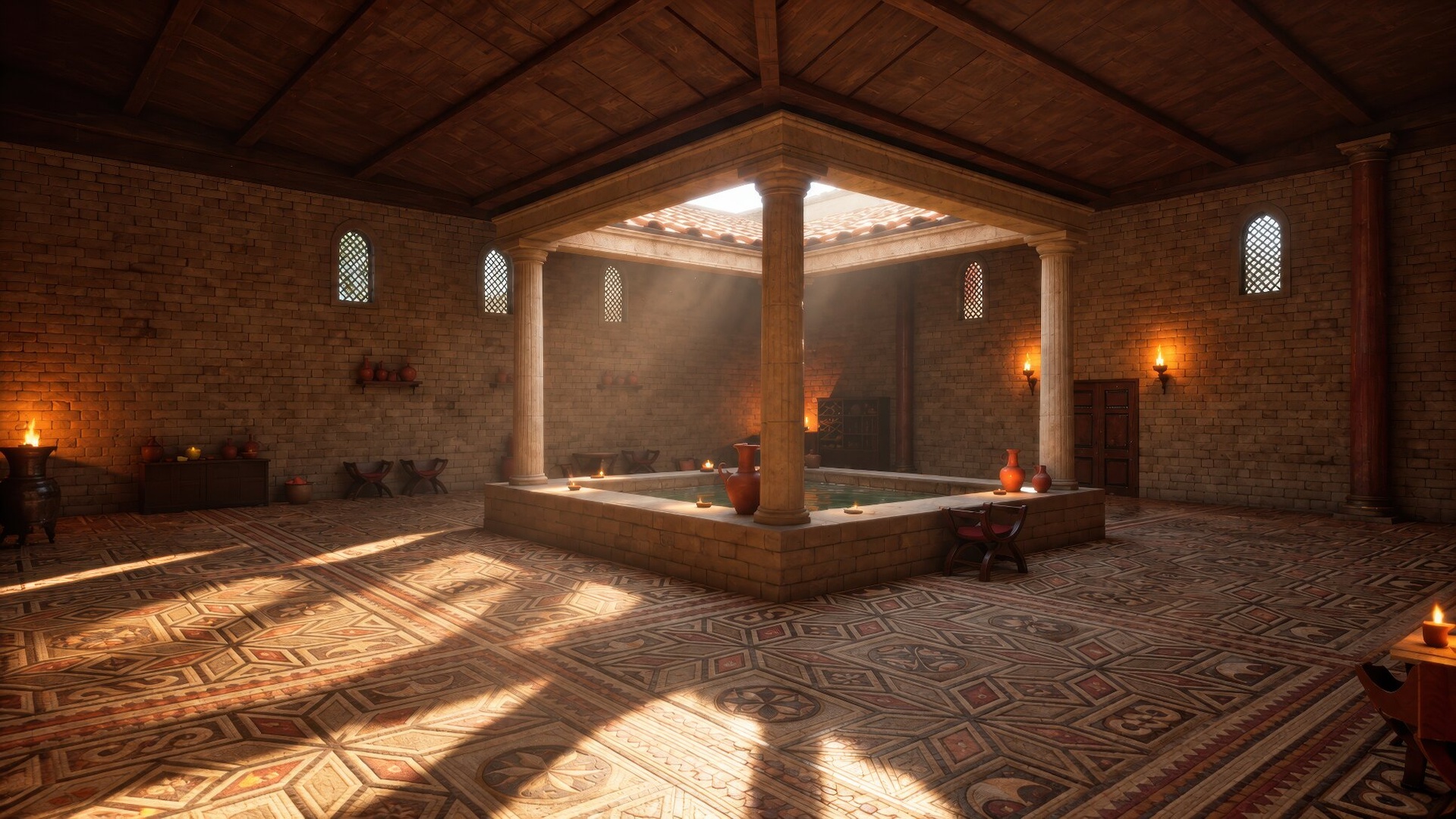 Media 1 for listing Roman Gladiator School & Arena– Modular Roman Environment