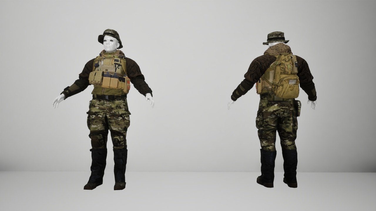 Media 1 for listing Metahuman Soldier Outfit