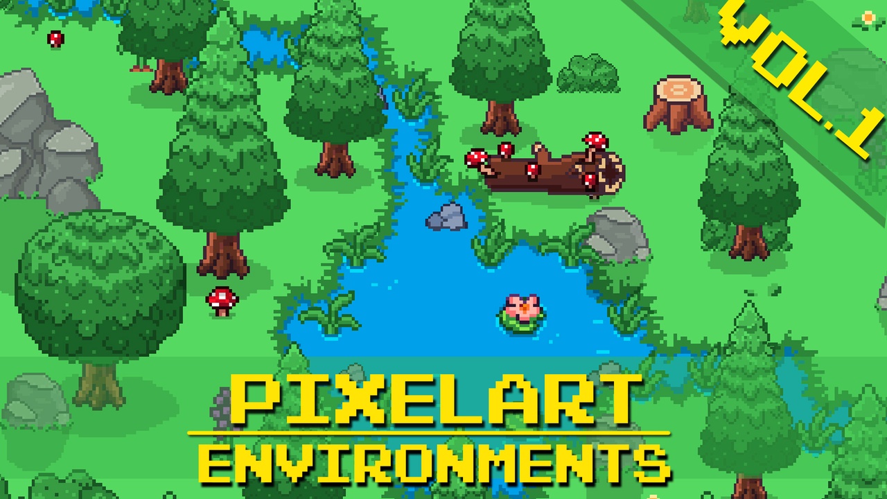 Media 1 for listing Pixel Art Environments VOL.01
