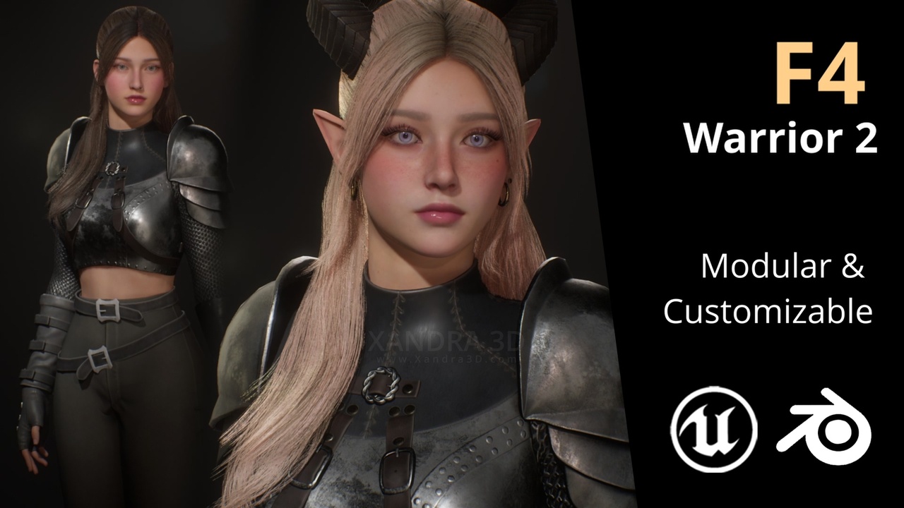 Media 1 for listing F4 Warrior Girl 2