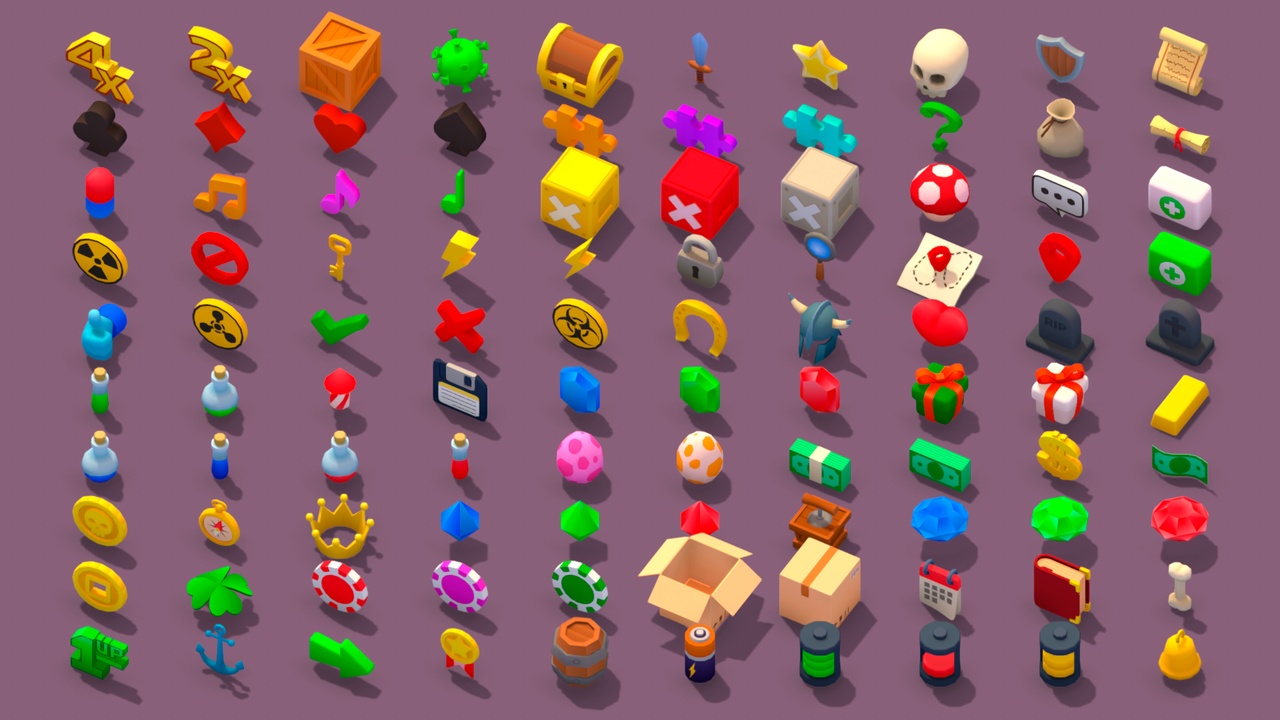 Media 1 for listing Items - Lowpoly Big Pack