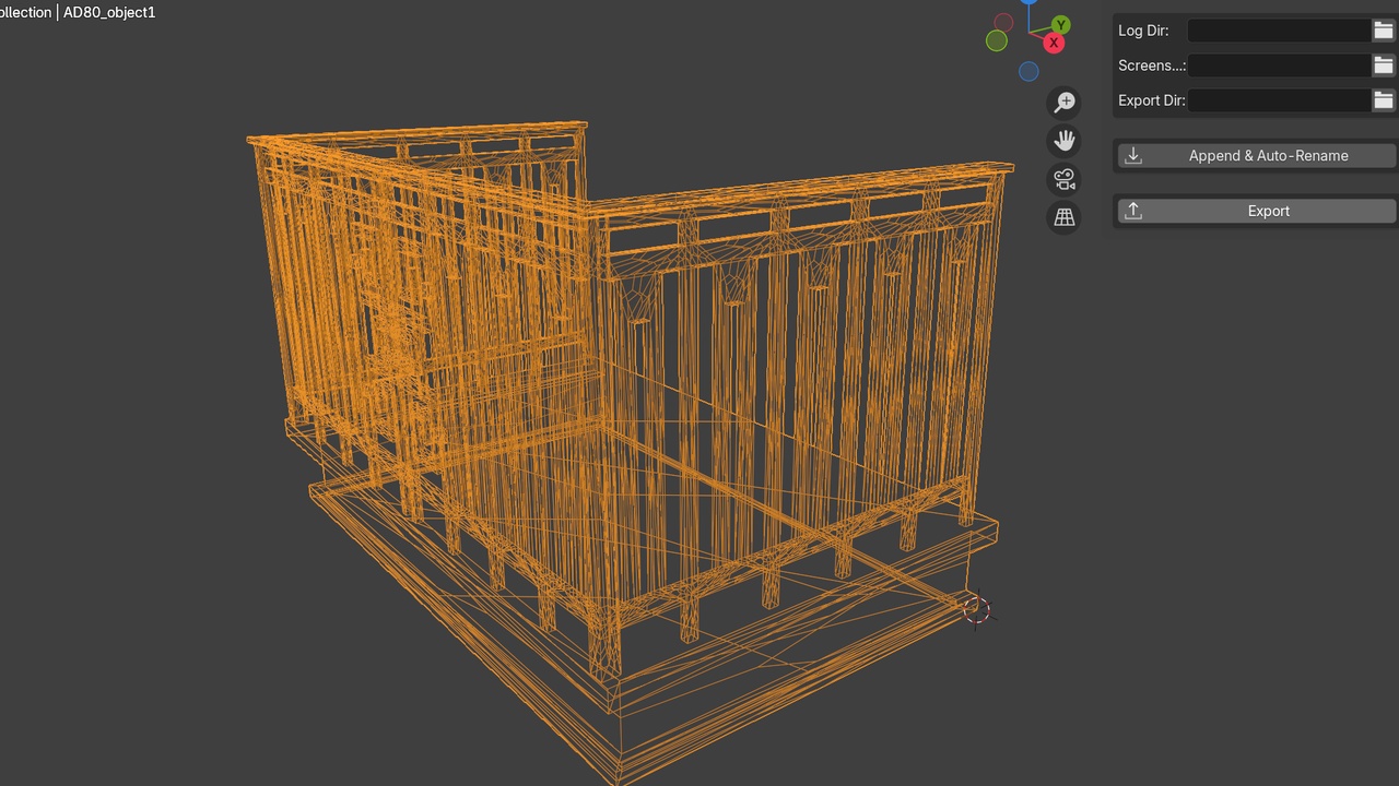 Media 1 for listing Iron Balcony Railing 3D Model