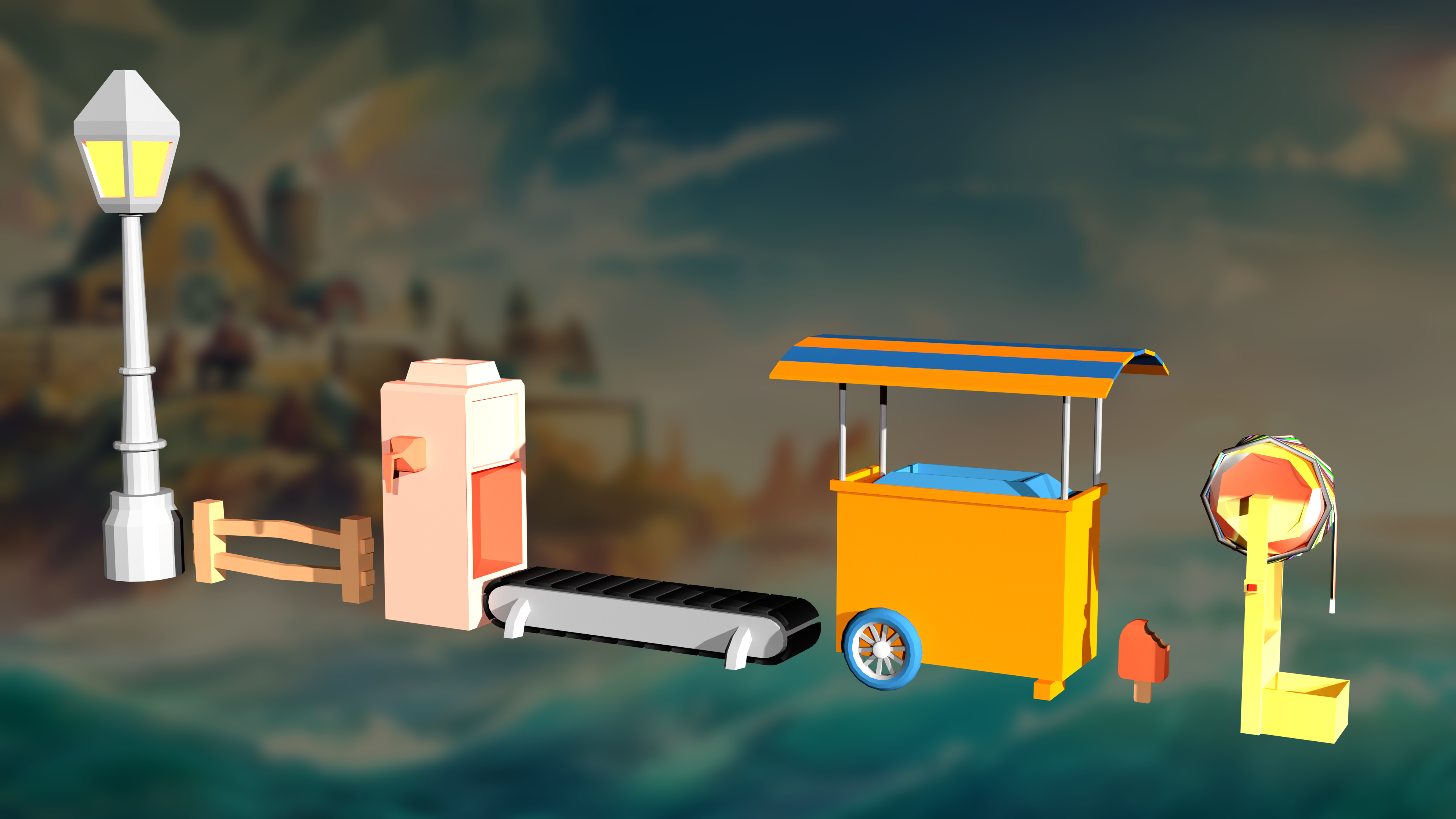 Farm Low Poly Machines & Tools - Unity Game Assets | Fab