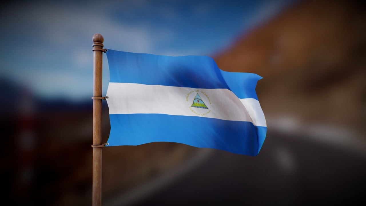 Media 1 for listing Flag of Nicaragua - Wind Animated loop
