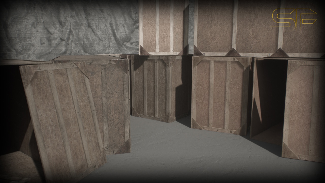 Media 1 for listing CITY Street WOODEN BOXES [SoftField]