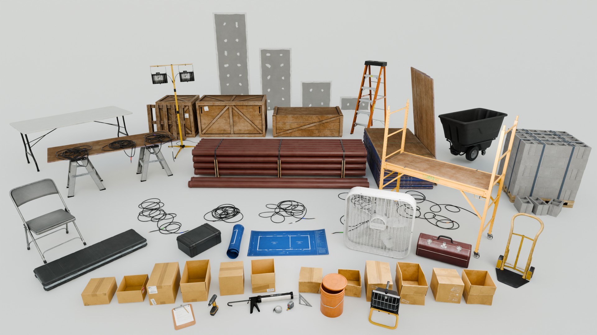 Construction Asset Pack | Fab