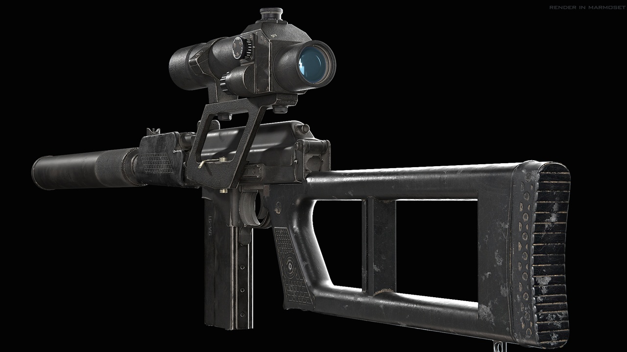 Vsk Rifel Sniper Rifle VSK 94 | Fab