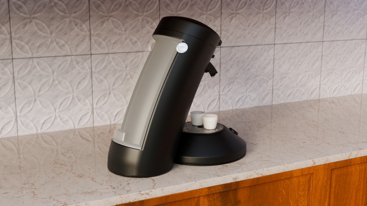 Media 1 for listing Modern Kitchen Counter Appliances Pack – Coffee Machine, Kettle & Toaster (PBR)