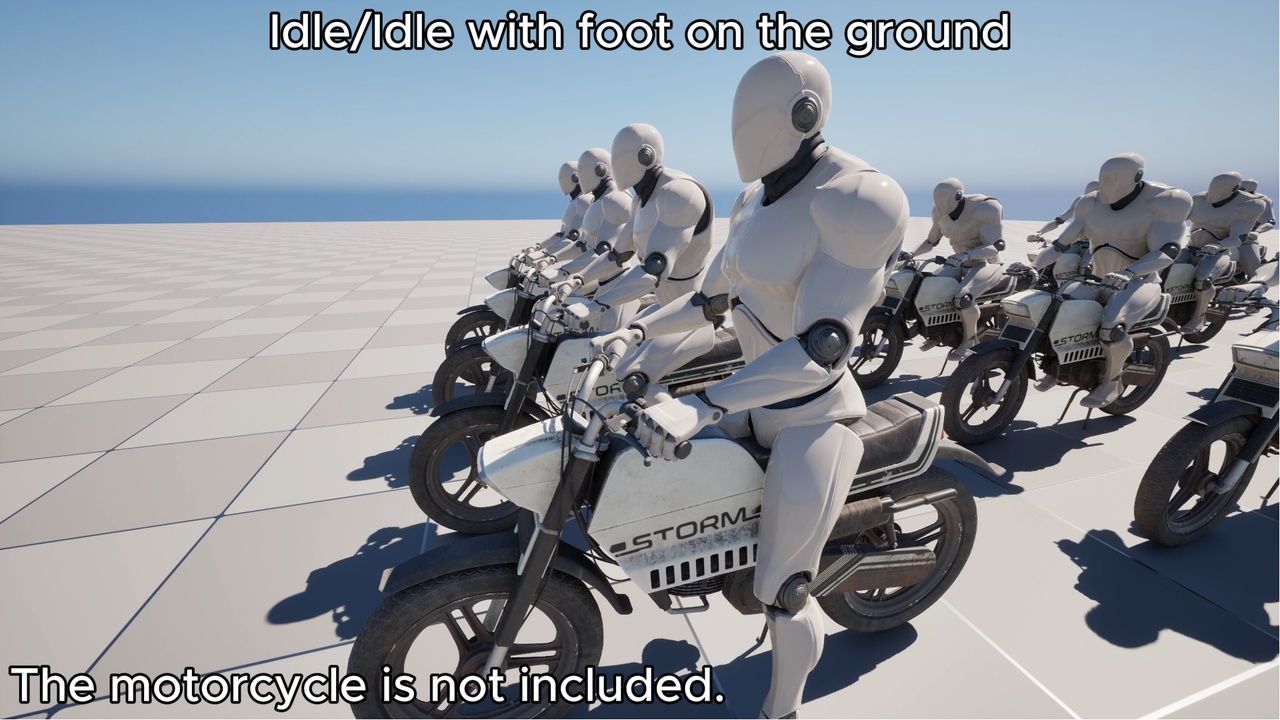 Media 1 for listing Motorcycle Animation Pack