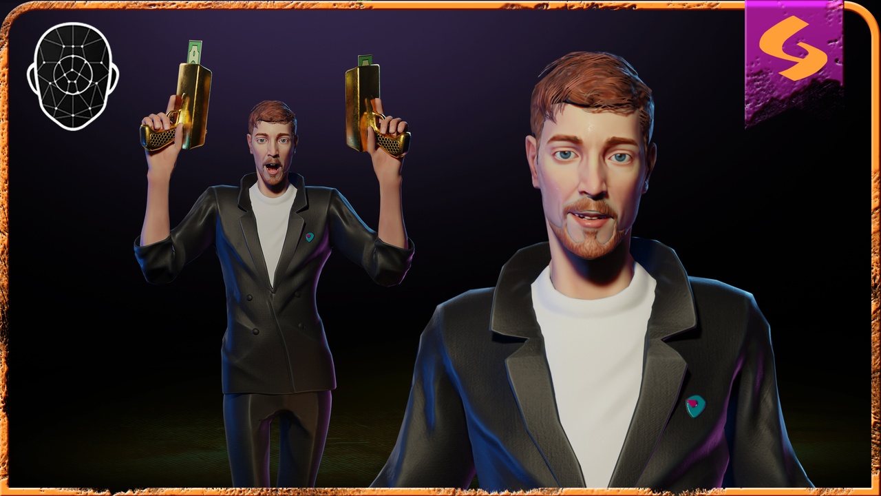 Media 1 for listing MrBeats - Spawned from Streams | Stylized Сharacter